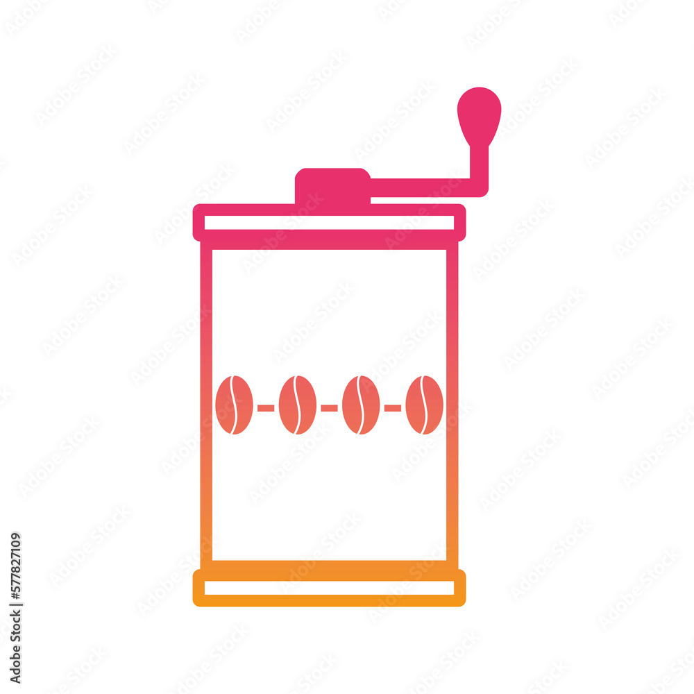 Coffee grinding jar PNG image icon with transparent background Coffee grinding jar PNG image icon with transparent background