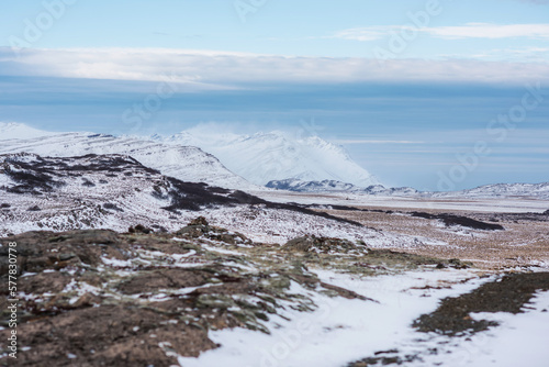 Iceland landscape in mid season
