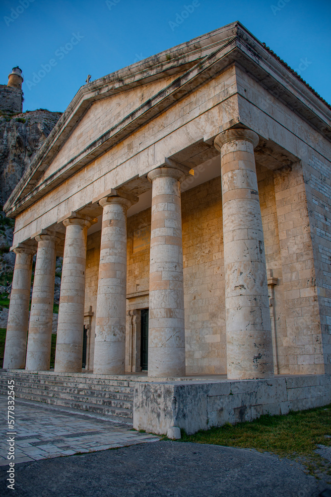 The Old Fortress ,The most imposing monument in Corfu, Greece