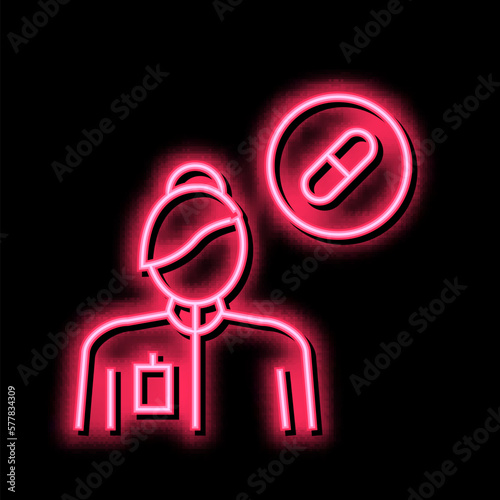pharmacology medical specialist color icon vector illustration