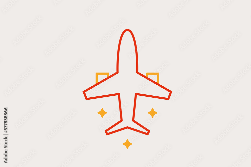Minimalistic airplane vector illustration in flat style design. Geometric travel icon for website,app,ui ux,web design,business,marketing,landing,web development concept
Minimalistic airplane vector illustration in flat style design. Geometric travel icon for website,app,ui ux,web design,business,marketing,landing,web development concept