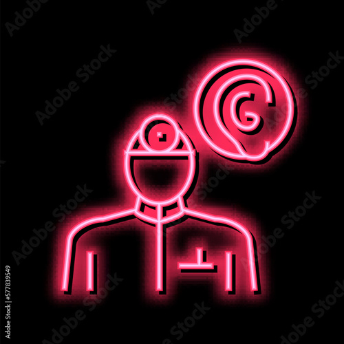 otorhinolaryngology medical specialist color icon vector illustration