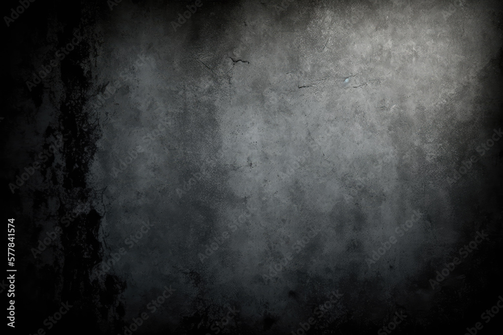 dark gray concrete background, texture template for designers. Generative AI dark gray concrete background, texture template for designers. Generative AI