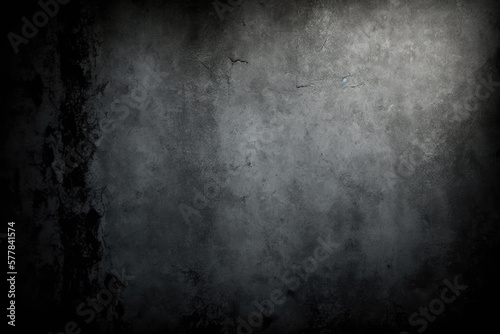 dark gray concrete background, texture template for designers. Generative AI