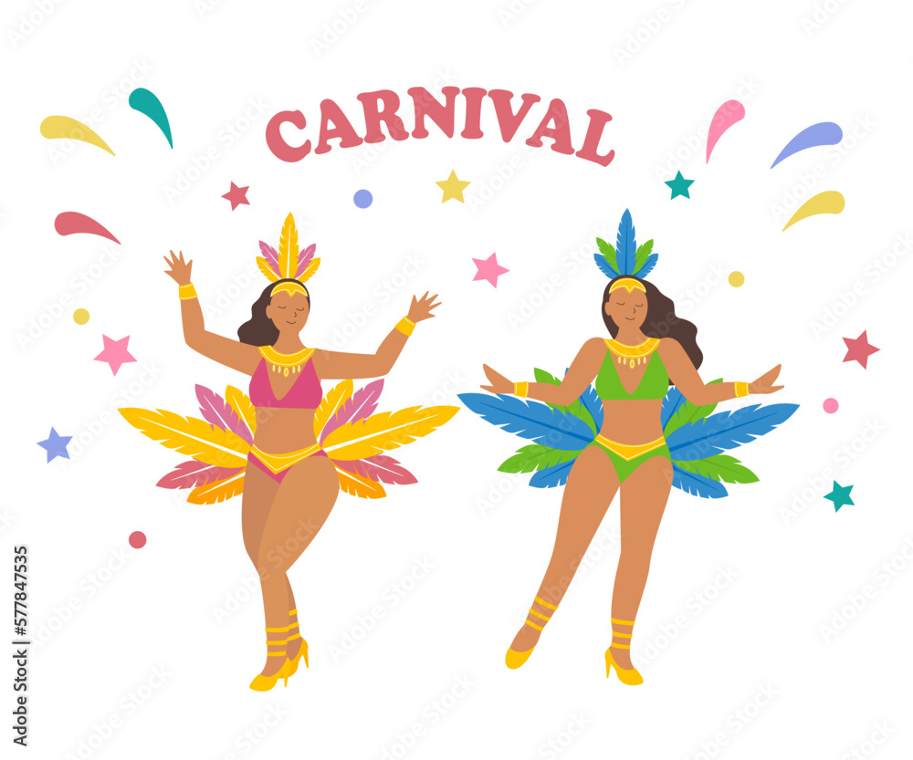 ブラジルCarnavalの絵画