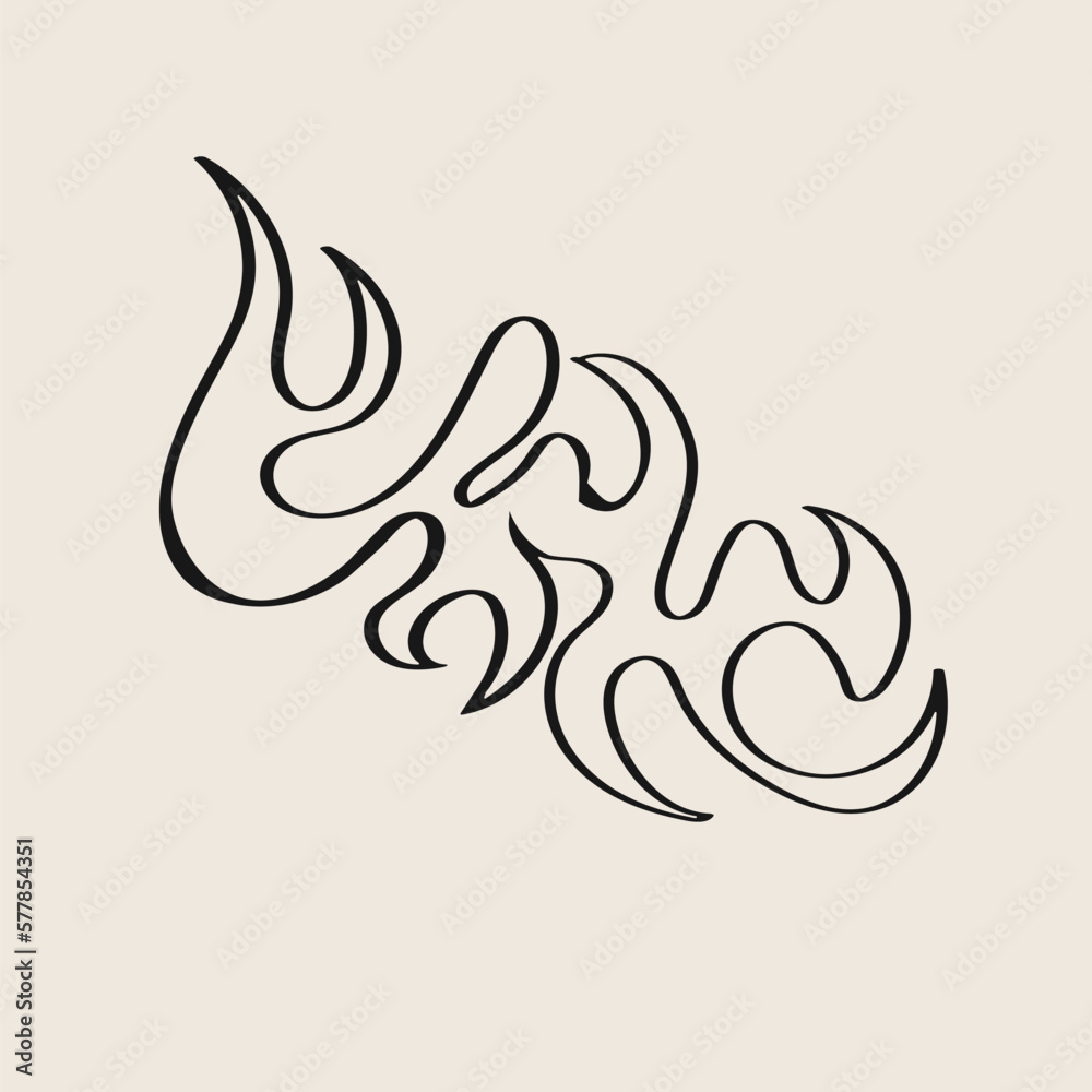 Cartoon with a red fire element in it. Old-fashioned seamless pattern. Cartoon with a red fire element in it. Old-fashioned seamless pattern.