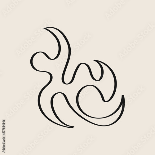 Cartoon with a red fire element in it. Old-fashioned seamless pattern.