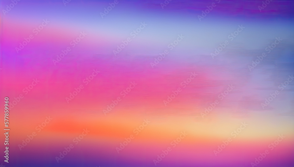 abstract colorful sunset gradient background Generative AI