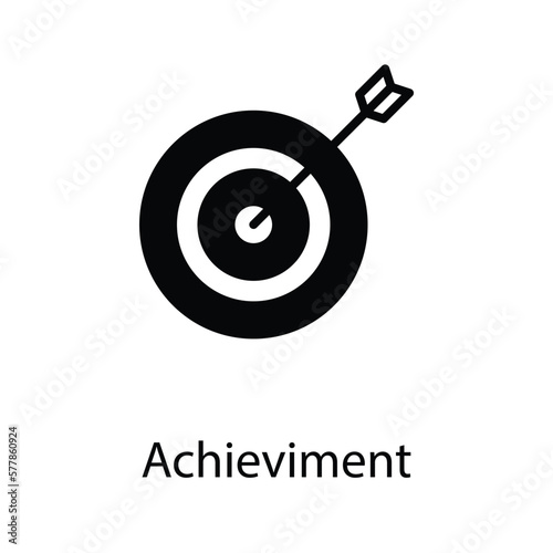 Achievement icon design stock illustration