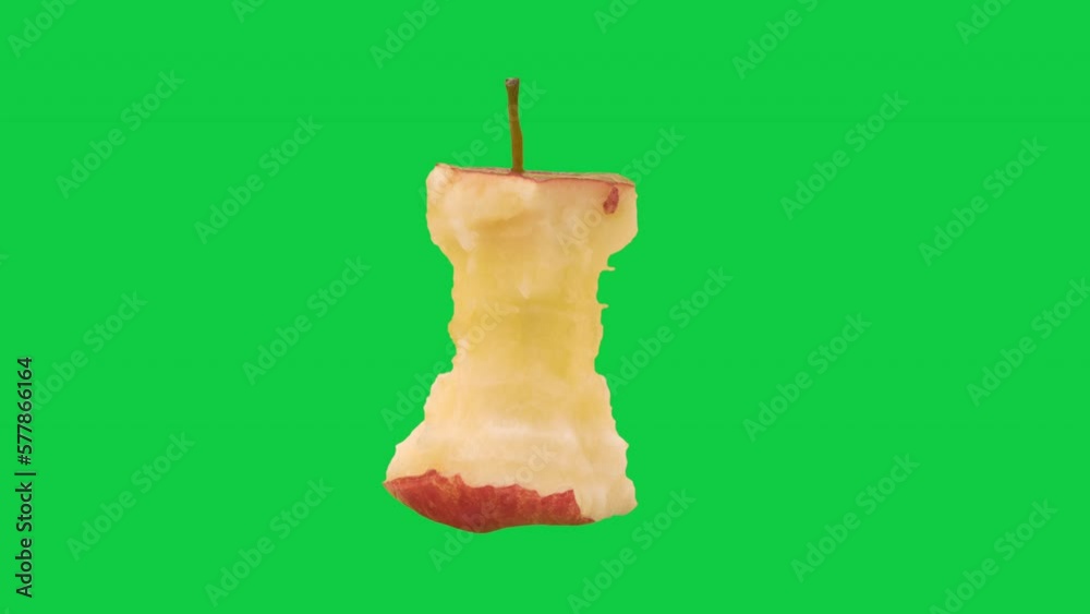 Stop motion animation Red yellow apple spinning and taking a bite on chroma key green screen background, Alpha Channel. Stop motion animation Red yellow apple spinning and taking a bite on chroma key green screen background, Alpha Channel.