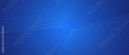 Modern abstract blue gradient banner background with memphis blended thin lines. EPS10 vector illustration.