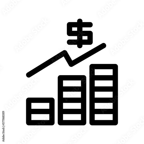 earnings icon or logo isolated sign symbol vector illustration - high quality black style vector icons
