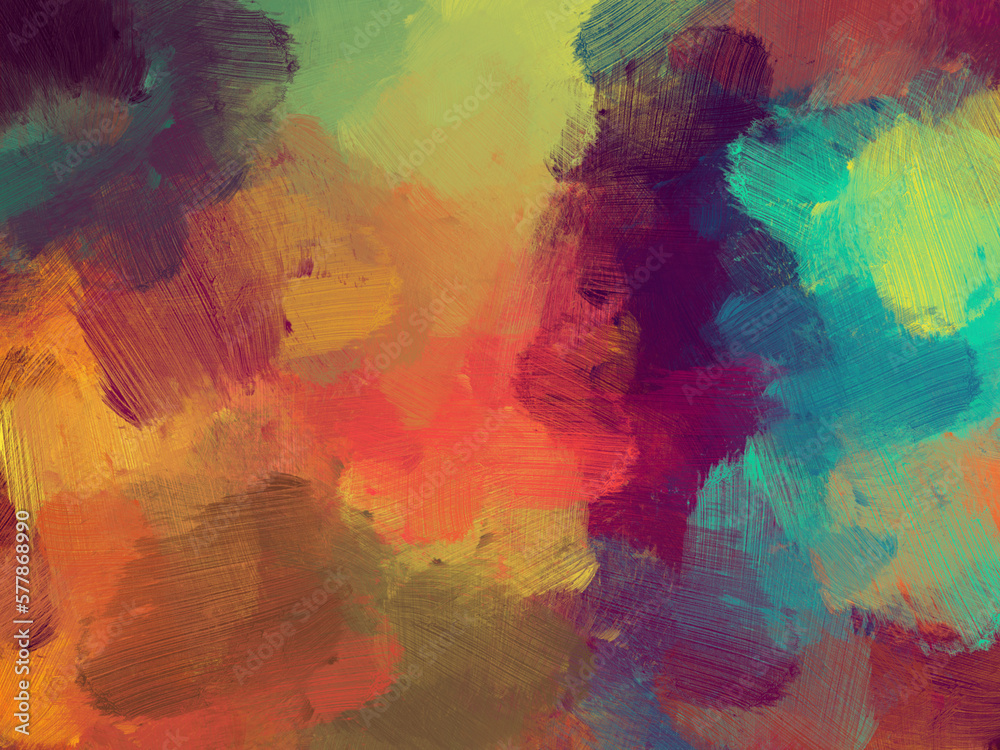 oil paint brush abstract background colorful