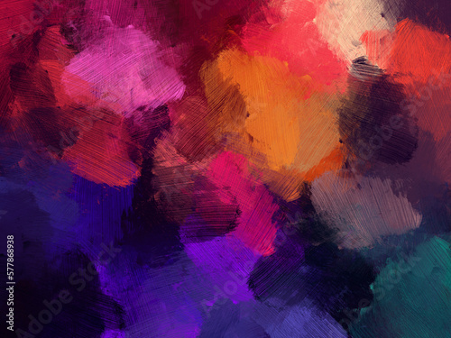 oil paint brush abstract background colorful