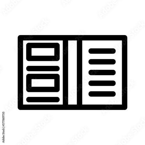 open book icon or logo isolated sign symbol vector illustration - high quality black style vector icons  © Zahrotul Fuadah