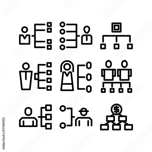 organization icon or logo isolated sign symbol vector illustration - high quality black style vector icons
