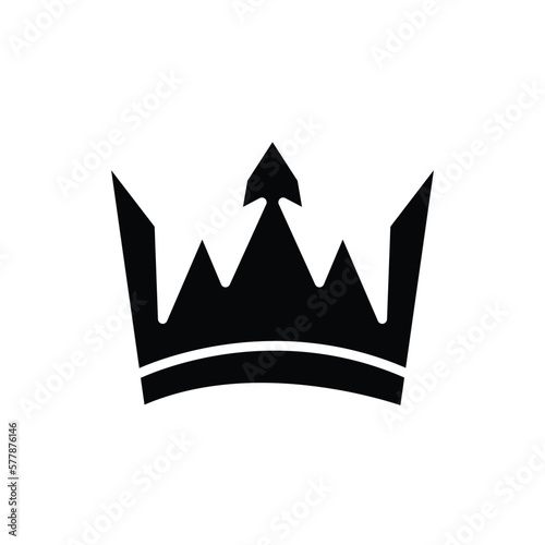 crown, icon, vector, template, illustration, design, collection,flat, style