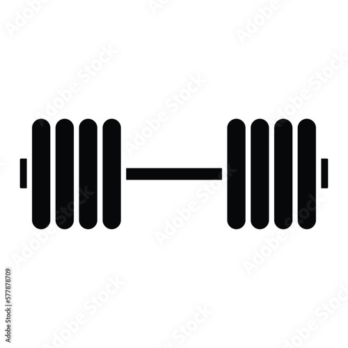 barbell, icon, vector, template, illustration, design, collection,flat, style