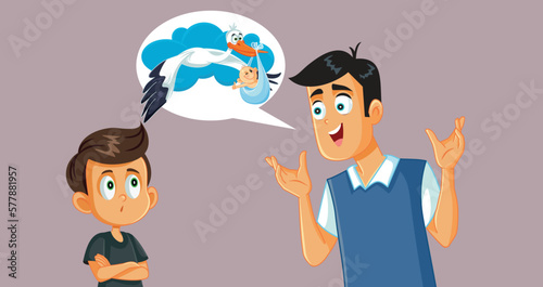 Elderly Couple Nagging their Adult Daughter Vector Cartoon Illustration. Mom and dad being disappointed on the life choices of their girl
