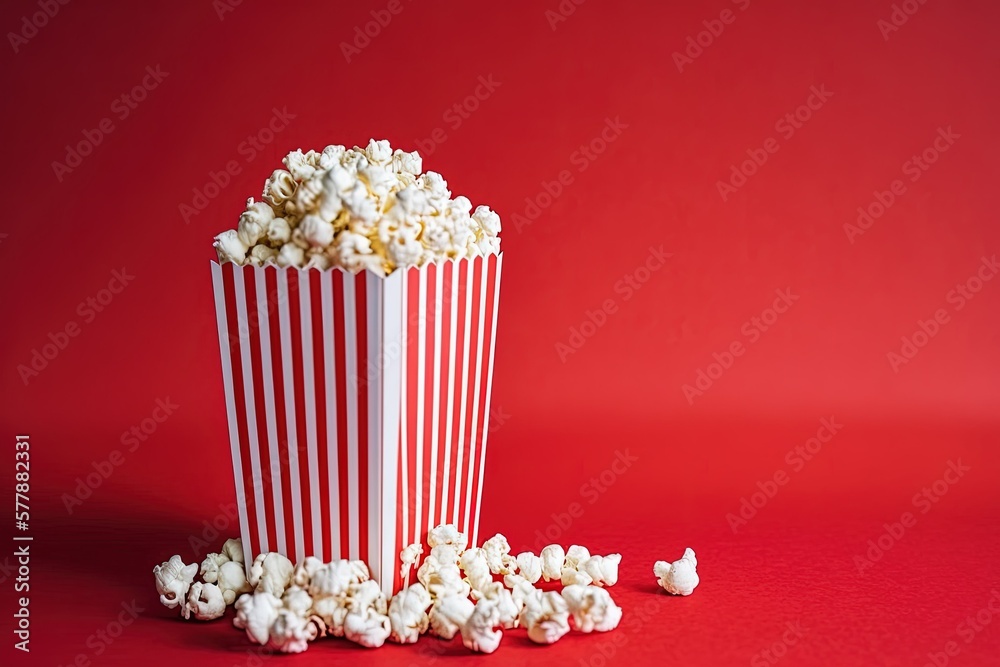 box of popcorn box of popcorn