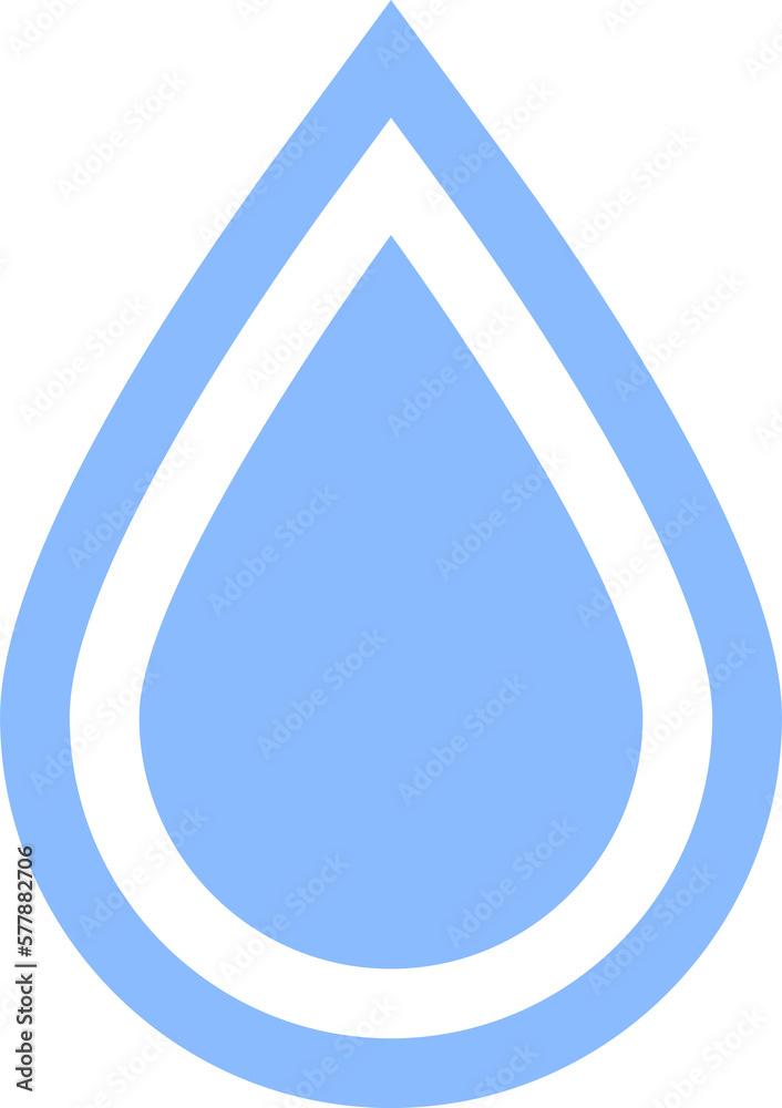 Water drop icon, transparent background, PNG illustration Water drop icon, transparent background, PNG illustration