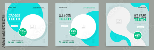 Dental social media post or dental clinic social media post