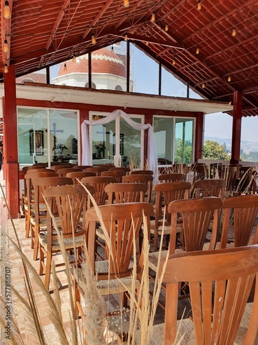 El interior de una casa de ladrillos en un pueblo mágico de México
