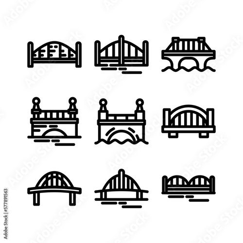Wallpaper Mural bridge icon or logo isolated sign symbol vector illustration - high-quality black style vector icons
 Torontodigital.ca