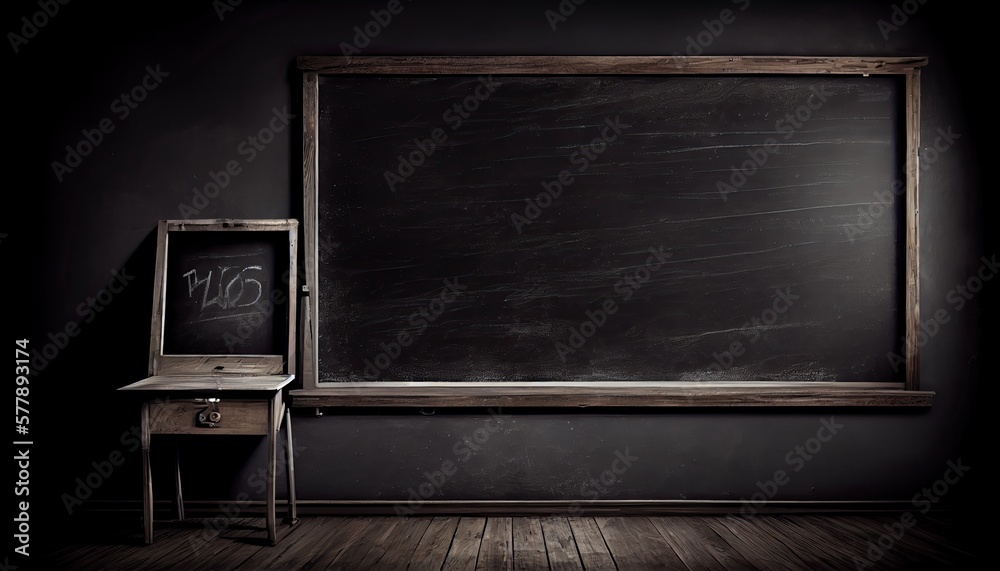 Empty blackboard Teachers Day and the importance of educators Teachers Day and the importance of