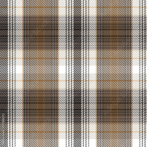 Brown Ombre Plaid textured Seamless Pattern