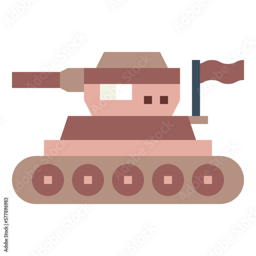 tank flat icon style © smalllike