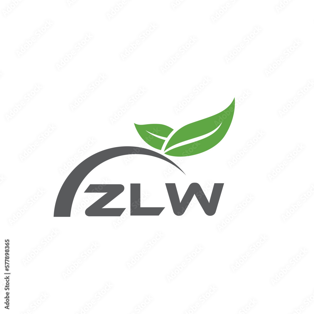 ZLW letter nature logo design on white background. ZLW creative initials letter leaf logo concept. ZLW letter design. ZLW letter nature logo design on white background. ZLW creative initials letter leaf logo concept. ZLW letter design.