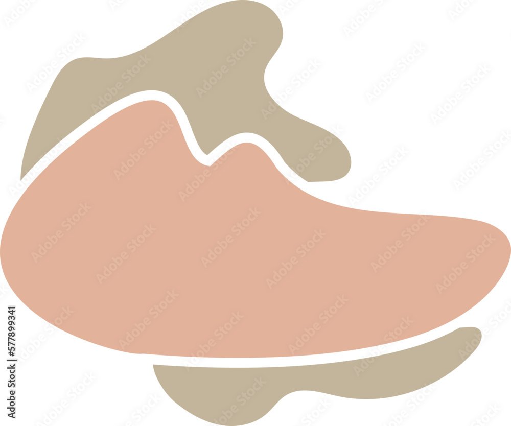 Modern organic shape, an element for use in design, vector illustration. Modern organic shape, an element for use in design, vector illustration.