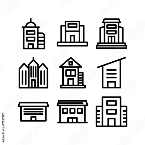 building icon or logo isolated sign symbol vector illustration - high quality black style vector icons 