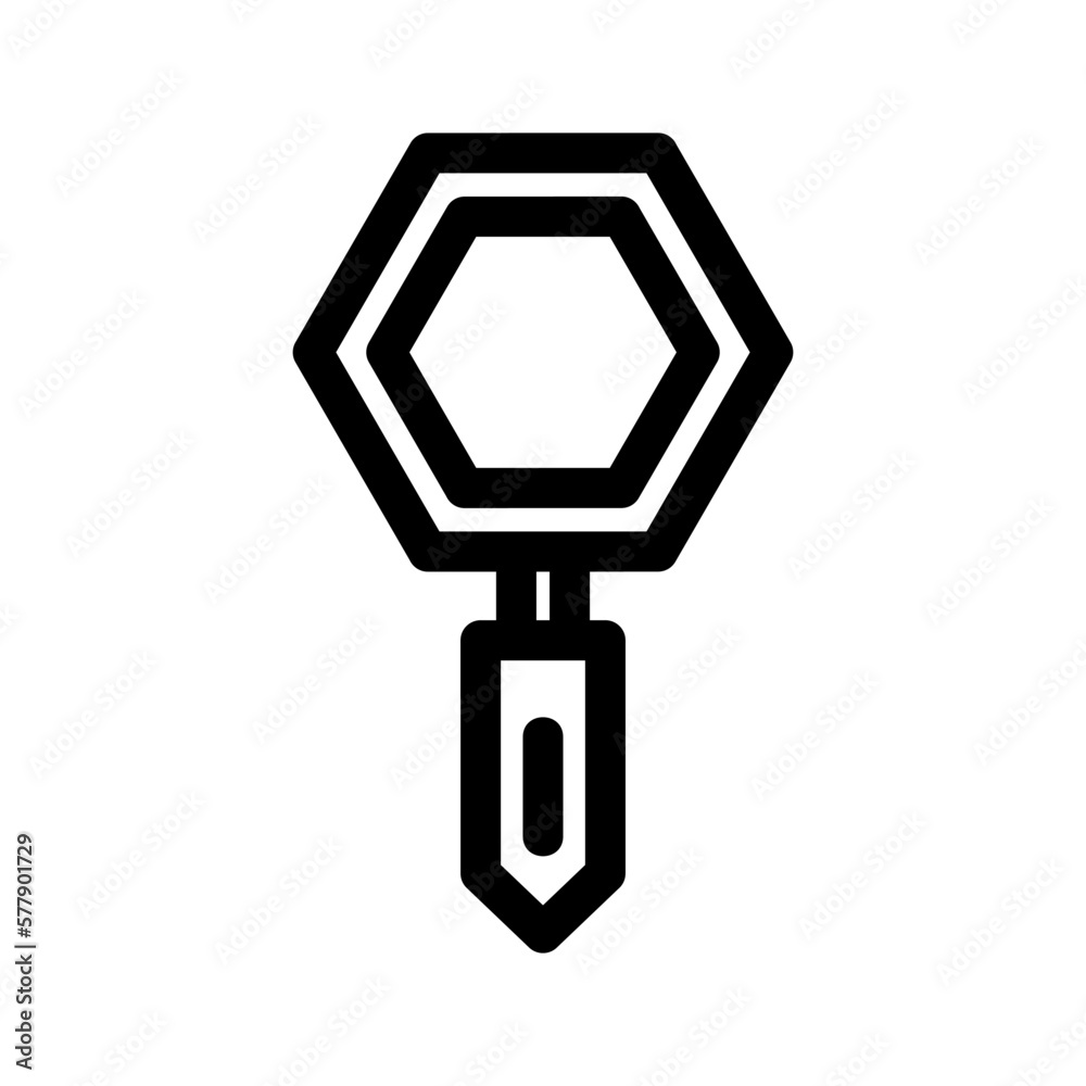 magnifying glass icon or logo isolated sign symbol vector illustration - high quality black style vector icons
