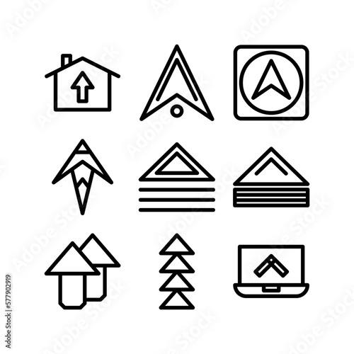 arrow icon or logo isolated sign symbol vector illustration - high quality black style vector icons 