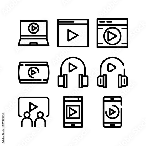 video chat icon or logo isolated sign symbol vector illustration - high quality black style vector icons
