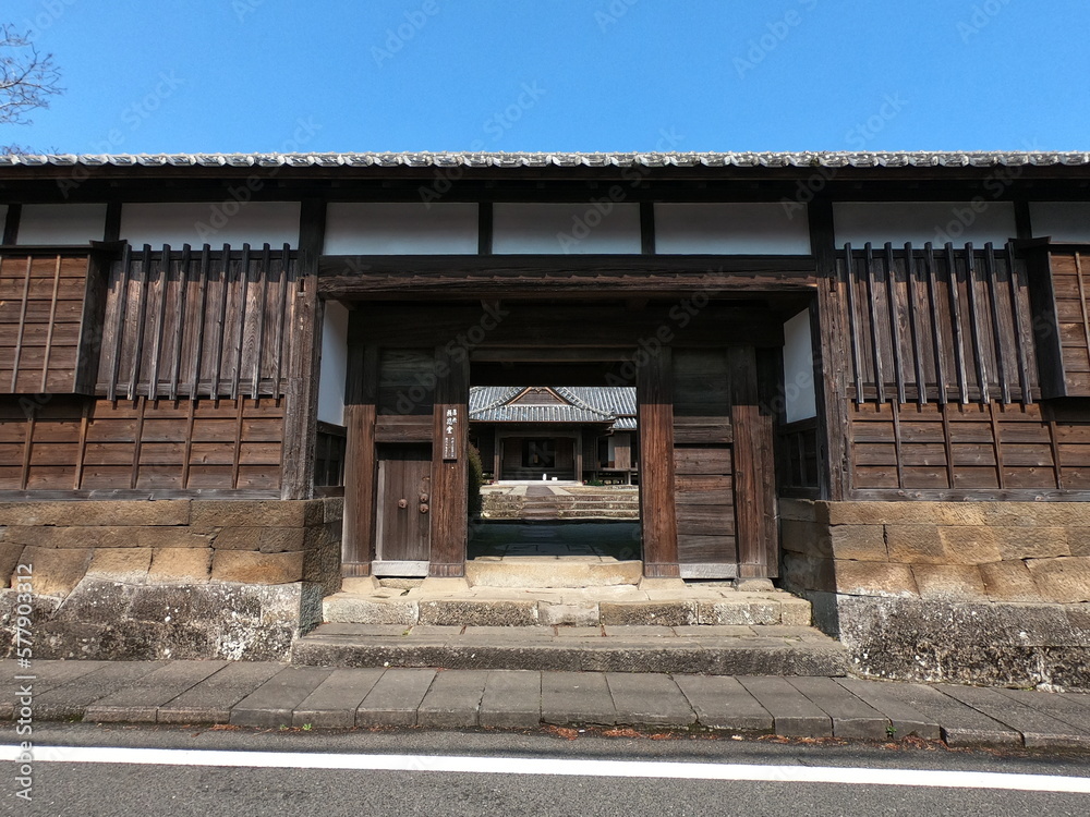 旧藩校の門、飫肥、宮崎
