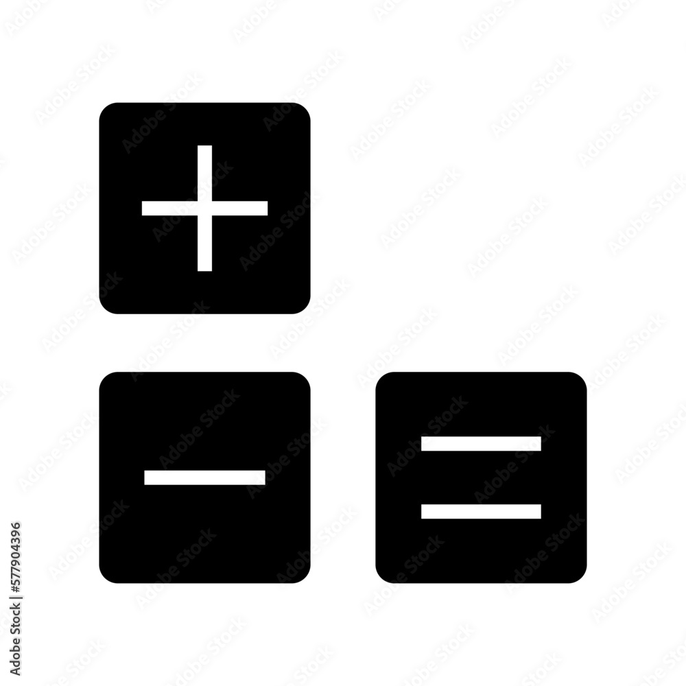 calculations icon or logo isolated sign symbol vector illustration - high quality black style vector icons
