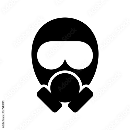 gas mask icon or logo isolated sign symbol vector illustration - high quality black style vector icons
 photo