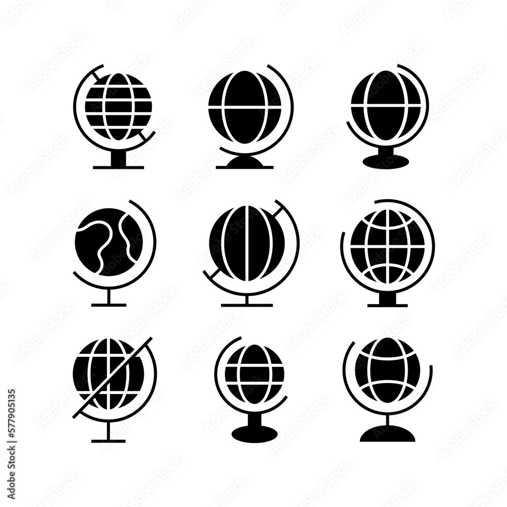 Fototapeta premium globe icon or logo isolated sign symbol vector illustration - high quality black style vector icons 