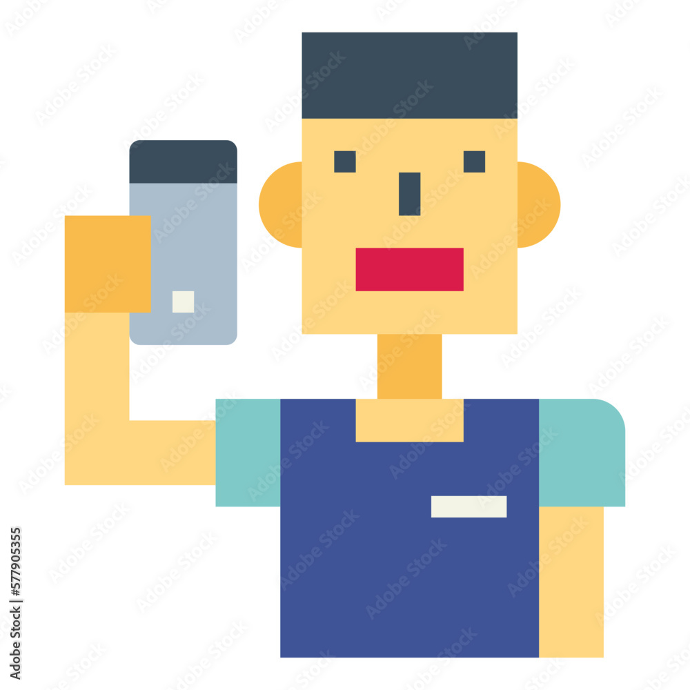 phone flat icon style phone flat icon style