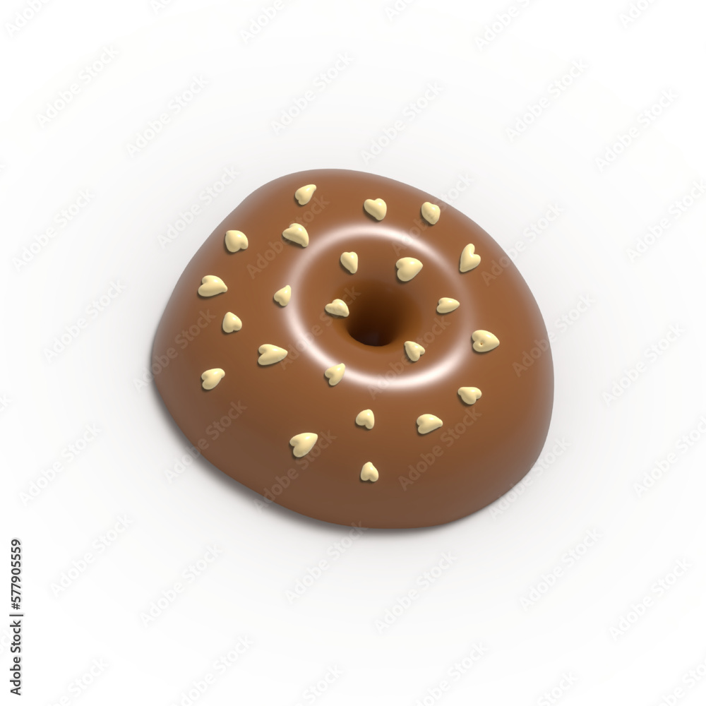 Glazed Chocolate Donut 3d rendered realistic design set of elements. Sweet food, donuts with sprinkle. 3d Render illustration isolated on white background with alpha channel. Glazed Chocolate Donut 3d rendered realistic design set of elements. Sweet food, donuts with sprinkle. 3d Render illustration isolated on white background with alpha channel.