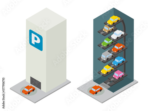 エレベーター式駐車場