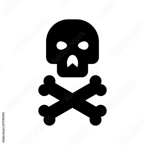 skull of death icon or logo isolated sign symbol vector illustration - high quality black style vector icons 