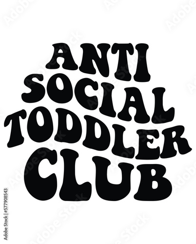 Anti Social Toddler Club design