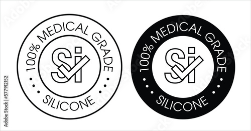 100% medical grade silicone, black in color