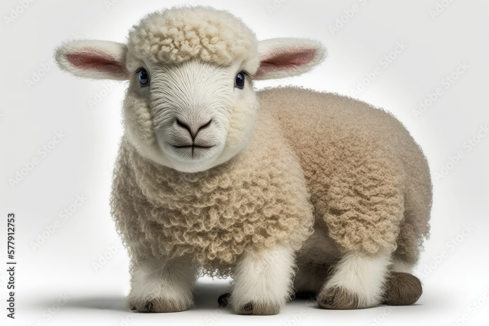 Fototapeta premium Lovely Baby Animal Lamb