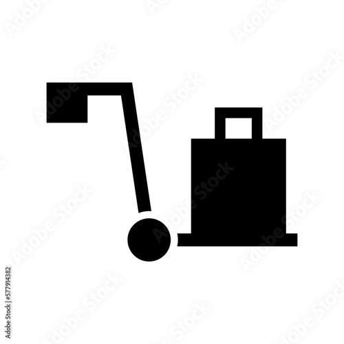 cart delivery icon or logo isolated sign symbol vector illustration - high quality black style vector icons 