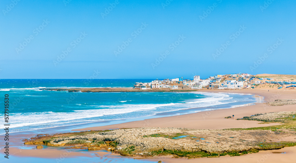 Village and ocean,  Tfnit in Morocco